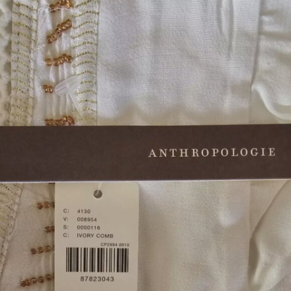 Brand New By Anthropologie V-Neck Sequin Deco Swing Dress - Picture 7 of 10